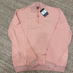 St. Croix Quarter Zip Mock Neck Sweater